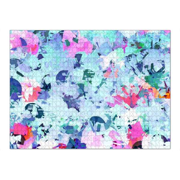 Puzzle Ravensburger "Moderne Stadtzusammenfassung" artboxONE - Abstrakt