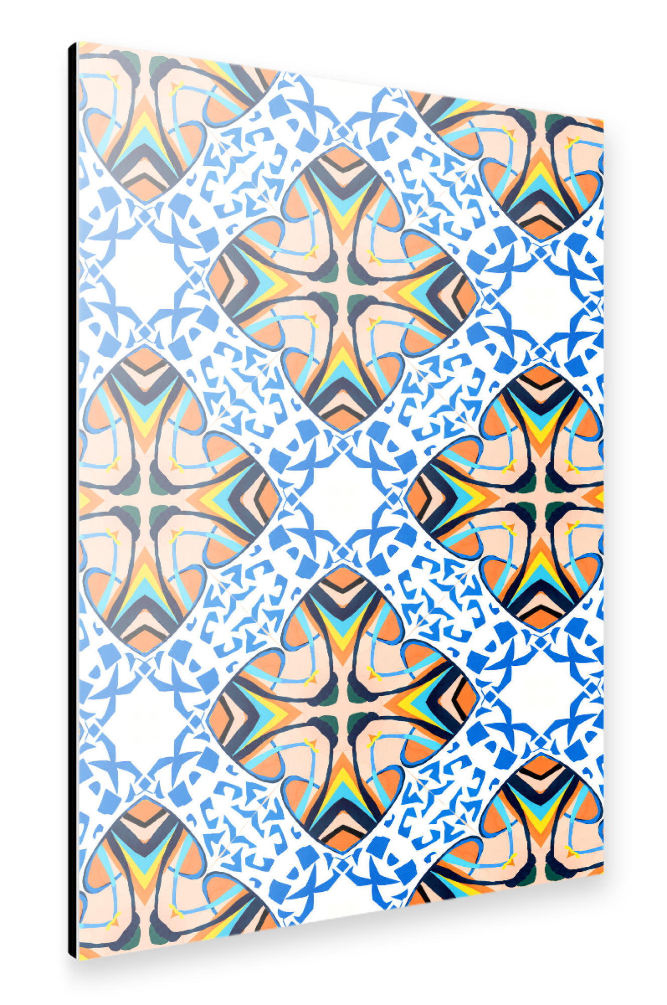 Alu-Dibond "Mediterrane Fliese" 75x50 cm artboxONE