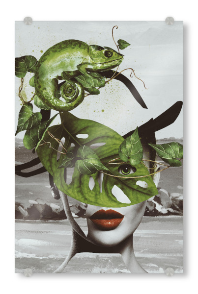 Acrylglasbild "Die Tochter der Natur" artboxONE - Natur,Floral,Abstrakt