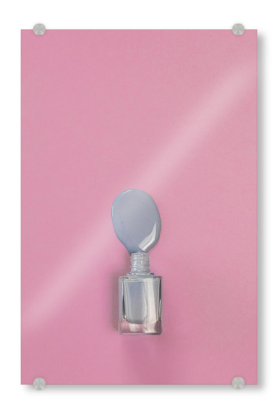 Acrylglasbild "Nagellack lila rosa" artboxONE - Fashion