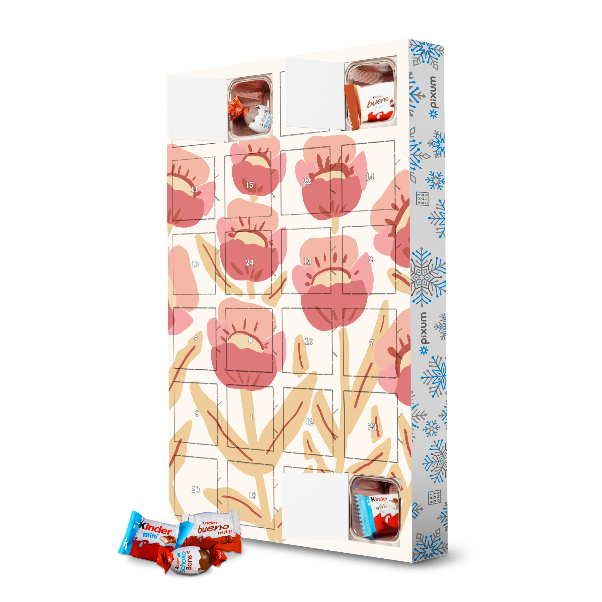 Adventskalender mit Produkten von Kinder Blumengarten artboxONE Adventskalender Natur