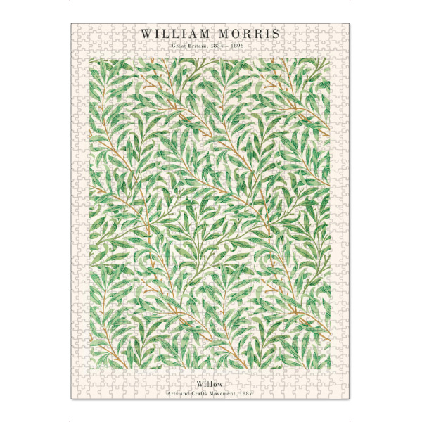 Puzzle Ravensburger "William Morris - Willow" artboxONE - Natur,Floral