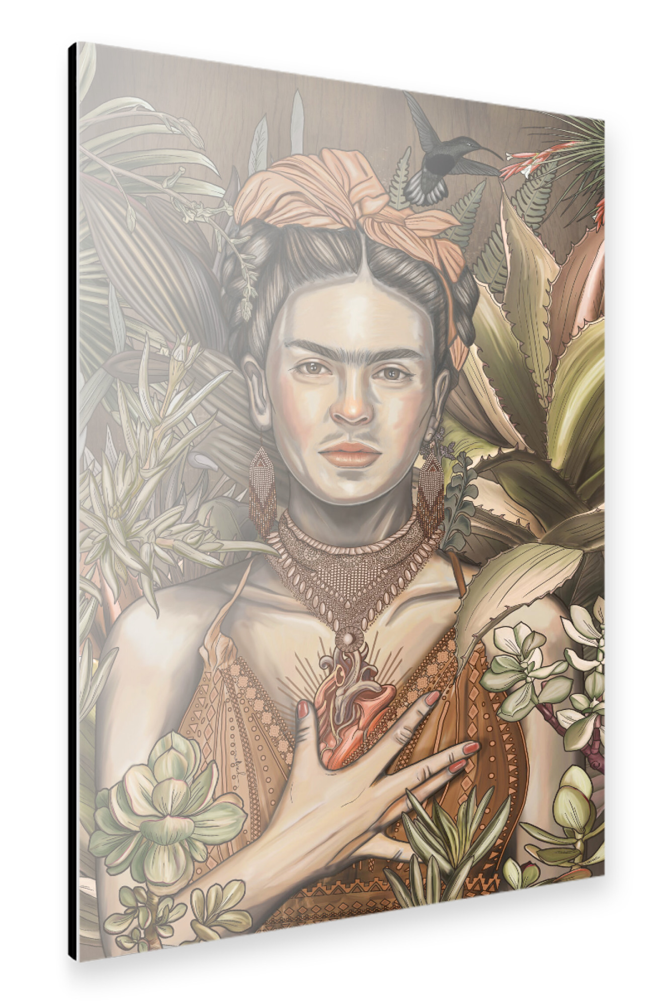 Alu-Dibond "El Corazon Espiritual" 75x50 cm artboxONE