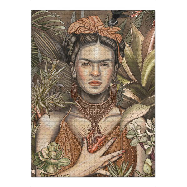 Puzzle Ravensburger "El Corazon Espiritual" artboxONE - Natur,Floral,Liebe,Festivals