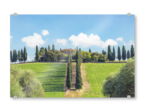 Acrylglasbild "Toskana-Landschaft" artboxONE - Natur,Reise,Reise / Länder