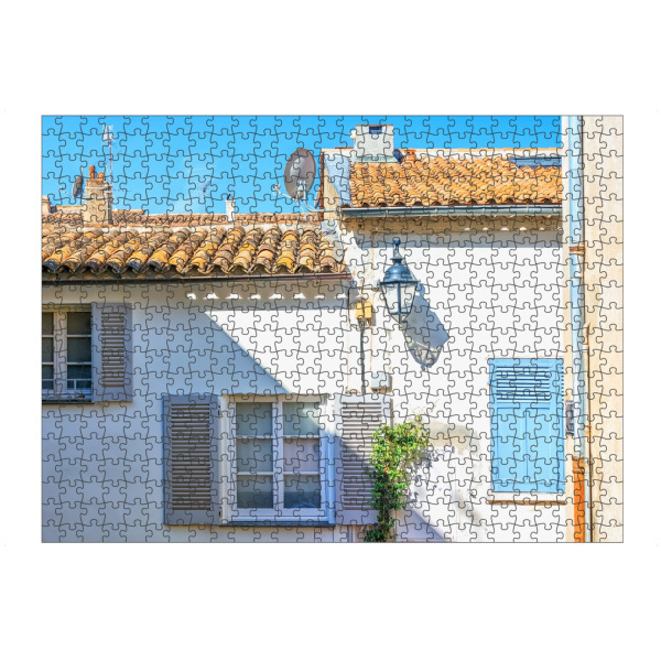 Puzzle Ravensburger "St. Tropez-Fassade" artboxONE - Städte,Reise,Architektur,Reise / Länder,Städte / Weitere