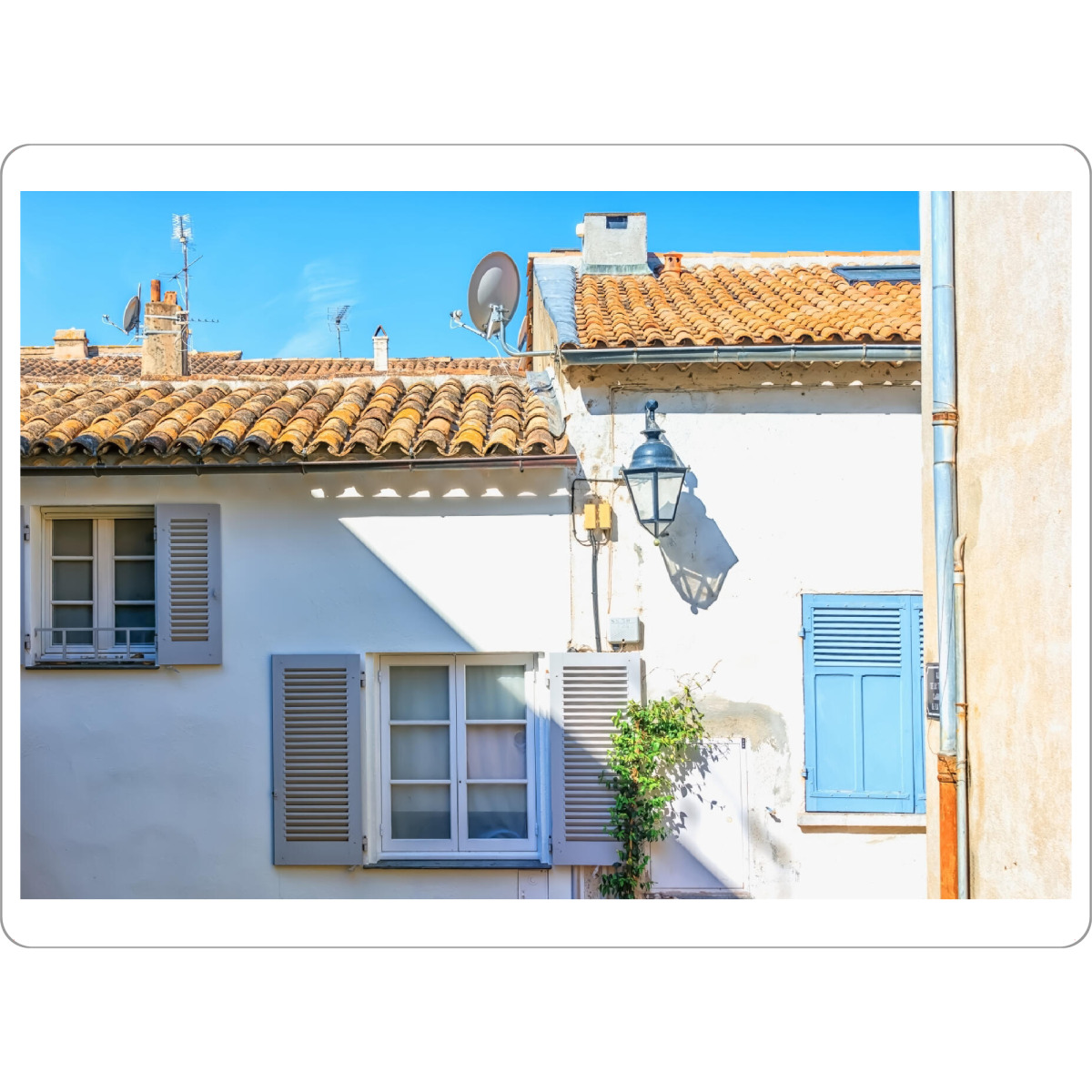 Tischset "St. Tropez-Fassade" artboxONE - Städte,Reise,Architektur,Reise / Länder,Städte / Weitere