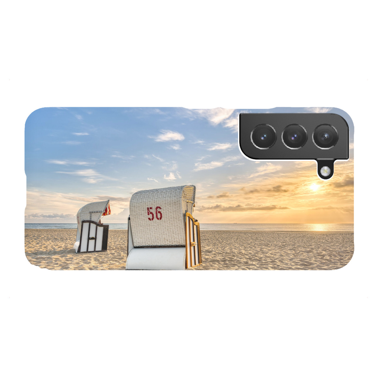 Samsung Galaxy "Strandkörbe an der Ostsee" Premium-Case Handyhülle artboxONE