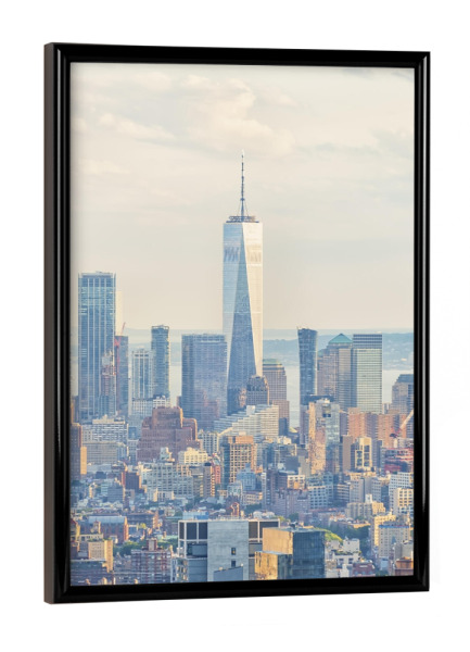 Poster mit schwarzem Rahmen "One World Trade Center" artboxONE - Städte,Städte / New York,Reise,Architektur,Reise / Länder