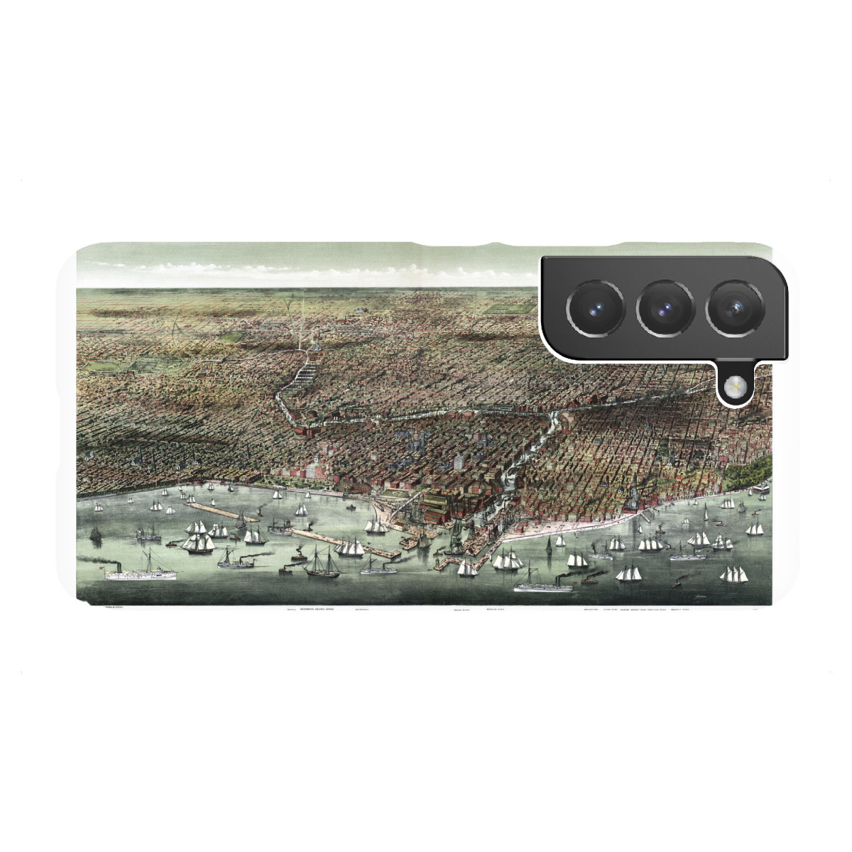 Samsung Galaxy "Die Stadt Chicago" Premium-Case Handyhülle artboxONE