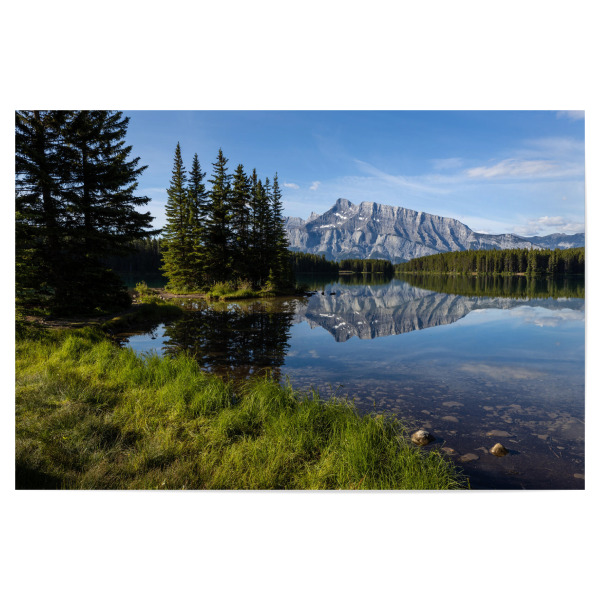 Poster "Two Jack Lake in Kanada" artboxONE - Natur,Reise - Two jack lake,Kanada,See,Rocky mountains,Landschaft,Natur,Bergsee,Banff