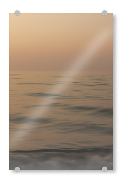 Acrylglasbild "Ostsee Meerblick bei Abendnebel" artboxONE - Natur,Reise,Reise / Strand und Meer
