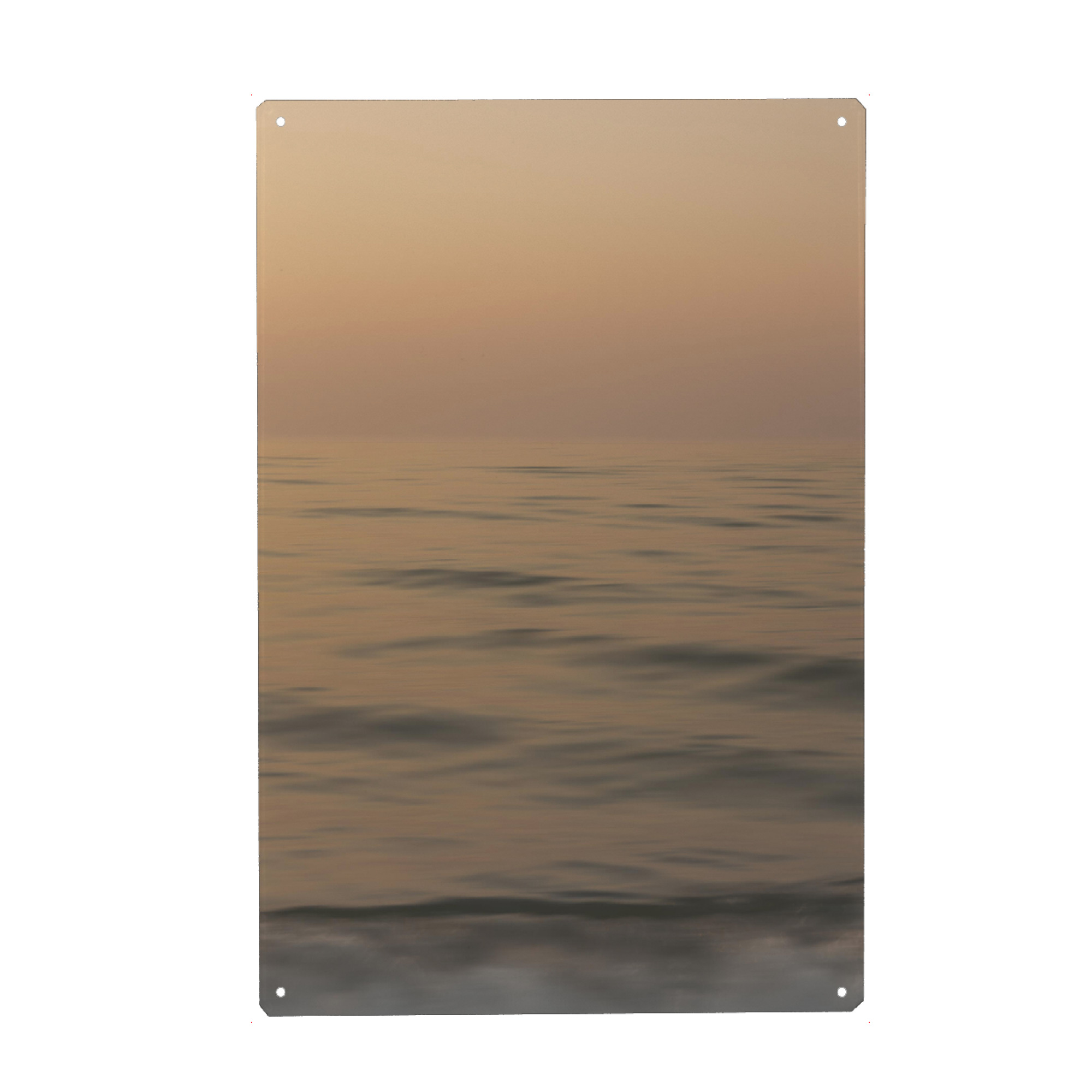 Holzbild "Ostsee Meerblick bei Abendnebel" artboxONE - Natur,Reise,Reise / Strand und Meer