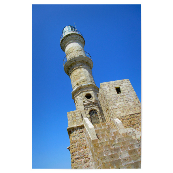 Poster "Antiker Leuchtturm von Chania" artboxONE - Reise,Architektur,Reise / Strand und Meer,Reise / Länder