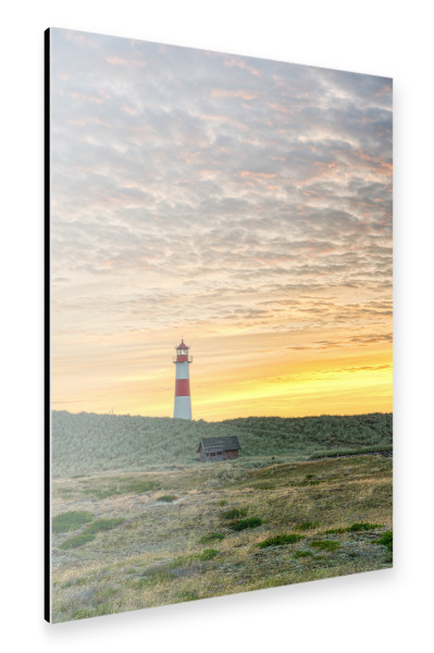 Alu-Dibond "Leuchtturm List-Ost Sylt" 30x20 cm artboxONE