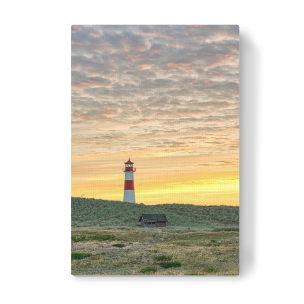 Leinwandbild "Leuchtturm List-Ost Sylt" artboxONE - Reise,Architektur,Reise / Strand und Meer