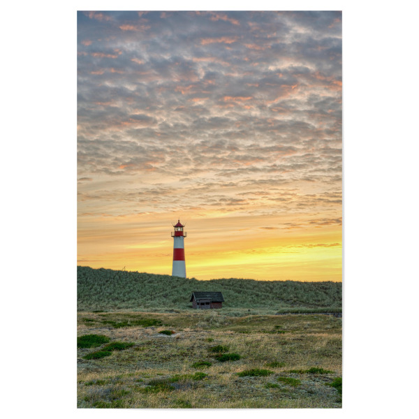 Poster 30x20 cm "Leuchtturm List-Ost Sylt" artboxONE - Reise,Architektur,Reise / Strand und Meer