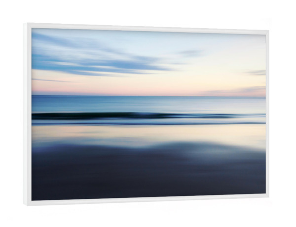 Poster mit weißem Rahmen "Calmness at the sea" artboxONE - Natur,Reise,Abstrakt,Reise / Strand und Meer