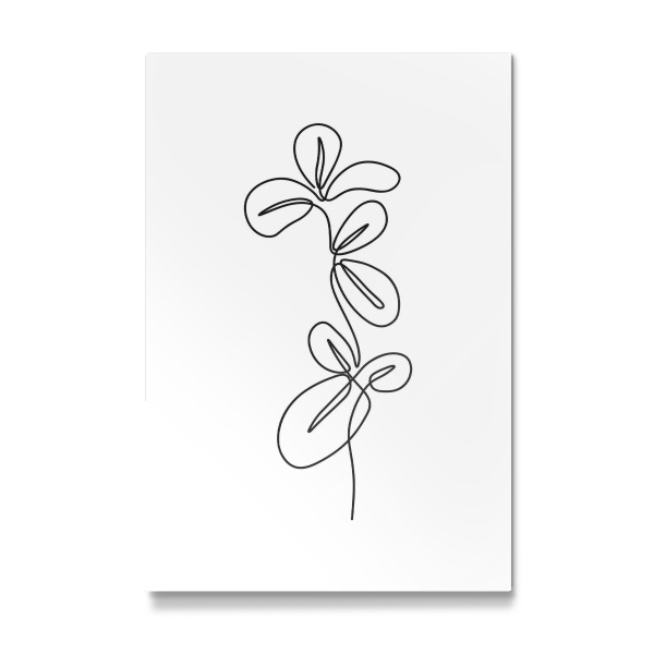 Galerie-Print "Einzeilige Pflanze botanisch" 30x20 cm artboxONE