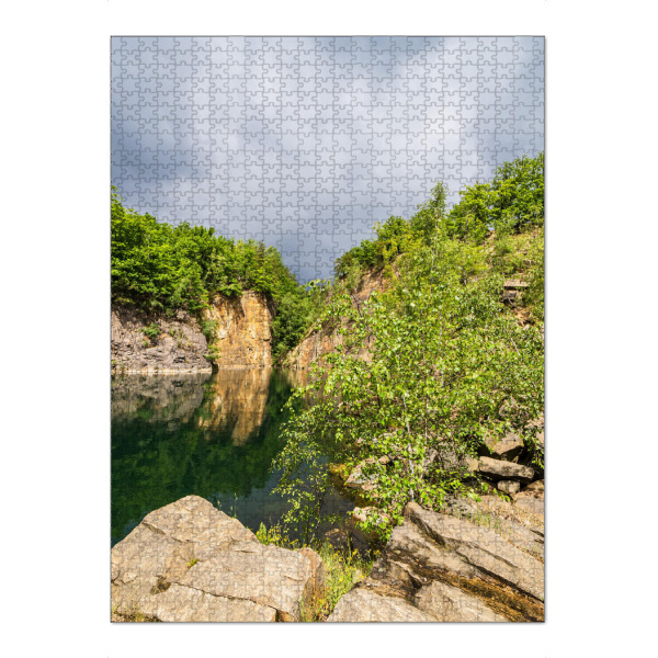 Puzzle Ravensburger "Steinbruch, Wasser, Wolken" artboxONE - Natur,Reise