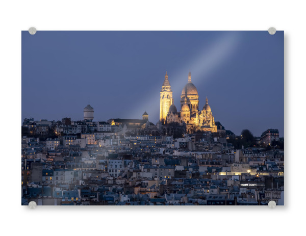 Acrylglasbild "Beleuchtete Basilika" artboxONE - Städte,Reise,Architektur,Städte / Paris,Reise / Länder