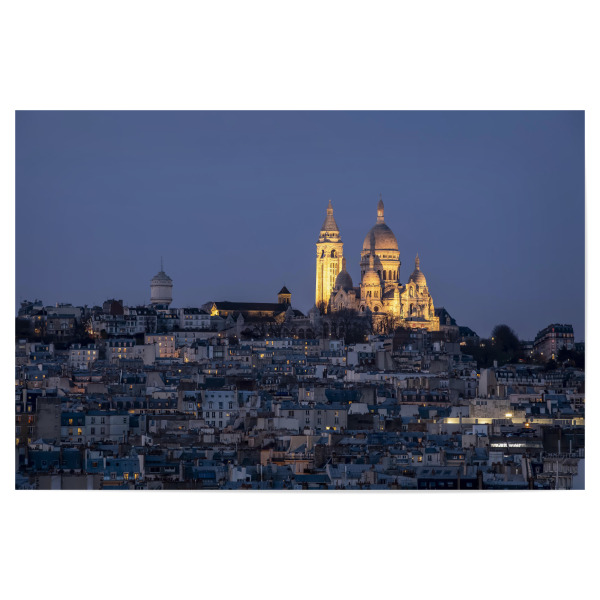 Poster 30x20 cm "Beleuchtete Basilika" artboxONE - Städte,Reise,Architektur,Städte / Paris,Reise / Länder