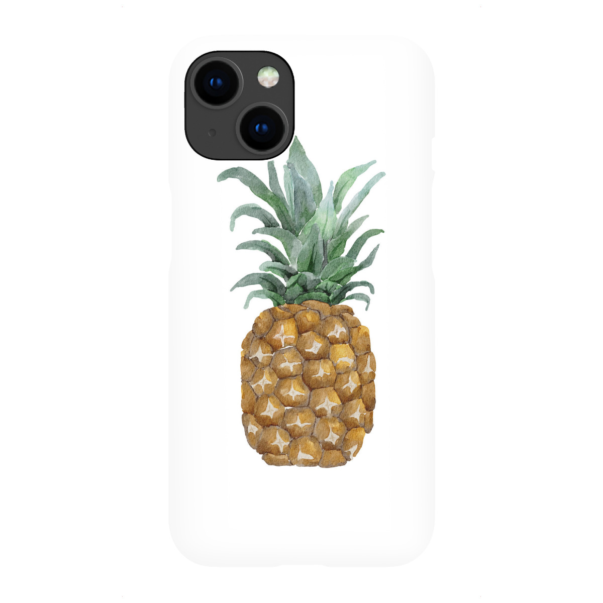 iPhone "Aquarell Ananas" Premium-Case Handyhülle artboxONE