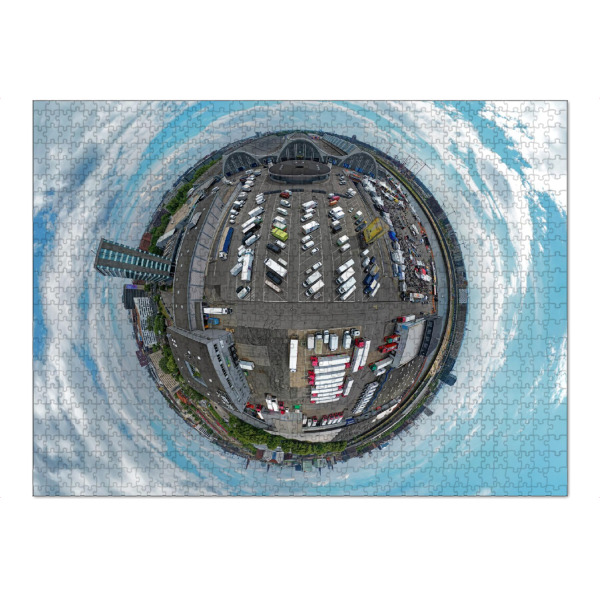 Puzzle Ravensburger "Hamburg-Großmarkthalle" artboxONE - Städte,Städte / Hamburg,Reise,Architektur,Reise / Länder