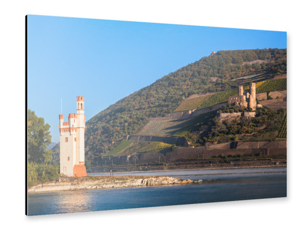 Alu-Dibond "Bingen am Rhein, Mittelrheintal" 30x20 cm artboxONE