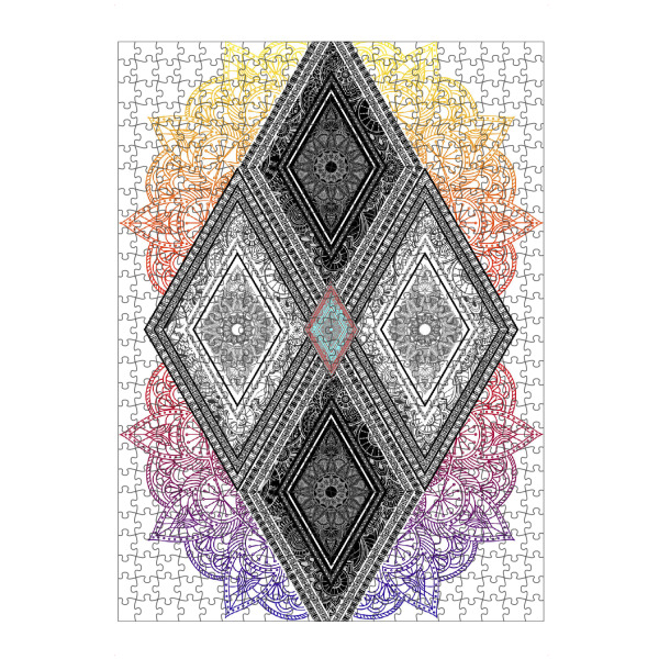artboxONE Puzzle "Symmetrischer Stamm" artboxONE - Abstrakt,Geometrie