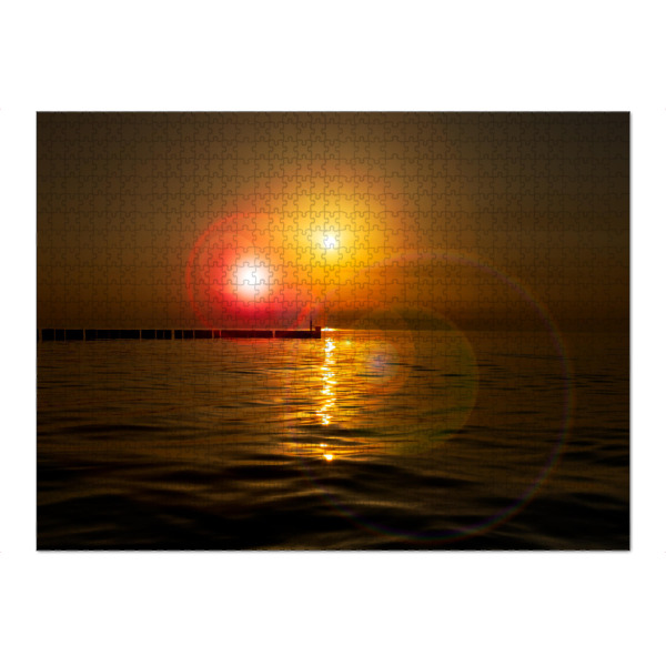 Puzzle Ravensburger "Sommernachtstraum am Meer" artboxONE - Natur,Reise,Reise / Strand und Meer
