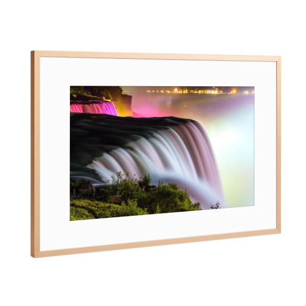 Poster mit Rahmen Kupfer "Niagarafälle, USA/Kanada" artboxONE - Natur,Reise