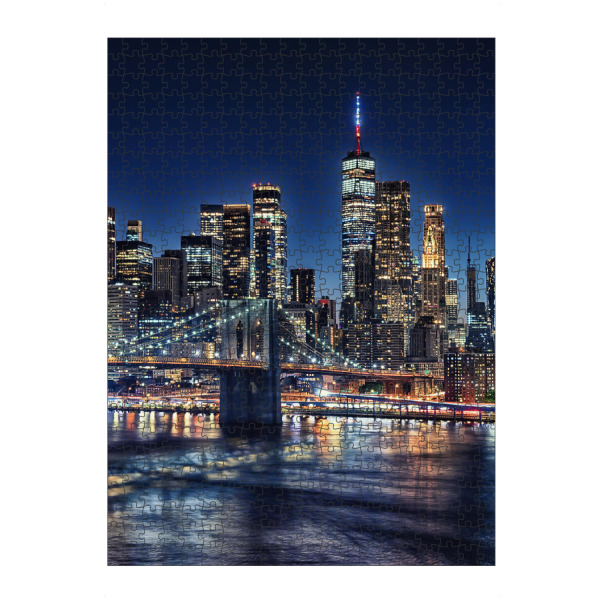 artboxONE Puzzle "Nacht in New York" artboxONE - Städte,Städte / New York,Architektur