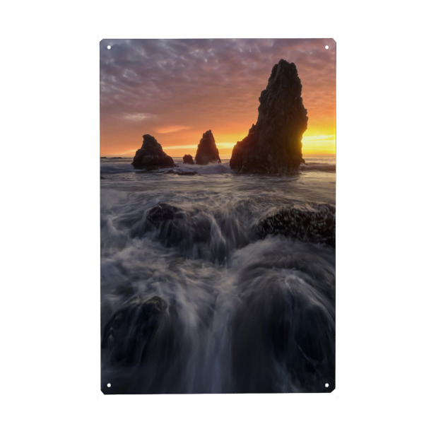 Holzbild "Karneolisches Licht" artboxONE - Natur,Reise,Reise / Strand und Meer,Reise / Länder