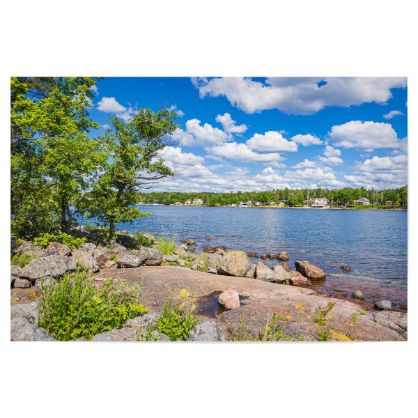 Poster "Wolken, Ostsee, Bäume" artboxONE - Natur,Reise,Reise / Strand und Meer,Reise / Länder
