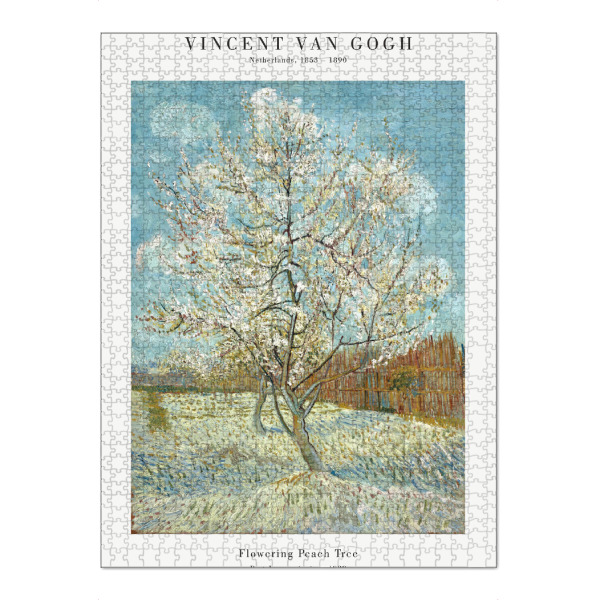 Puzzle Ravensburger "Van Gogh - Blühender Pfirsichbaum" artboxONE - Natur,Floral
