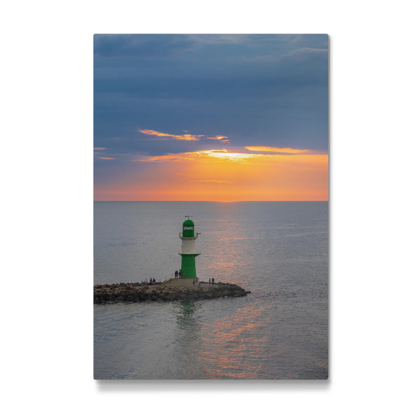 Galerie-Print "Ostsee, Mole, Sonnenuntergang" 30x20 cm artboxONE