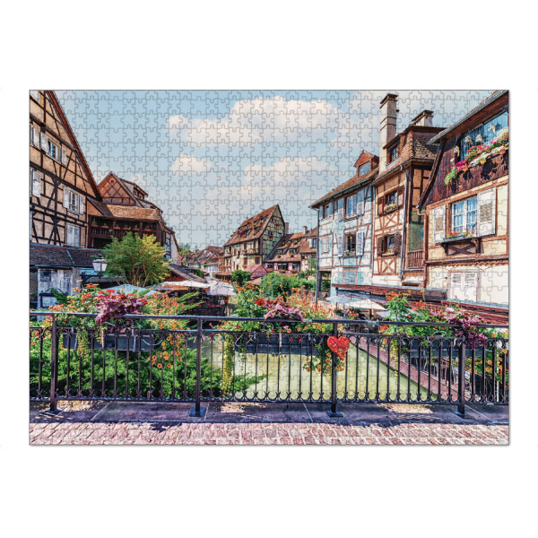 Puzzle Ravensburger "From The Bridge" artboxONE - Städte,Reise,Architektur,Reise / Länder,Städte / Weitere