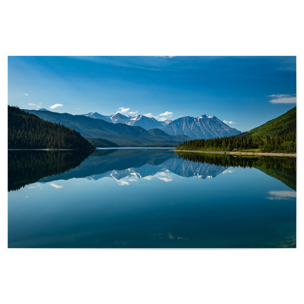 Poster "Lake Muncho am Alaska Highhway" artboxONE - Natur - Kanada,Alaska highway,Lake muncho,See,Landschaft,Natur,Spiegelung,Rocky mountains