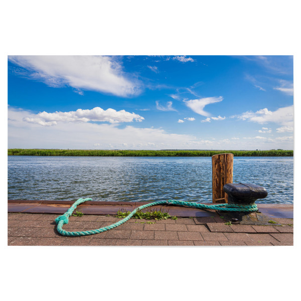Poster 30x20 cm "Anlegestelle am Bodden" artboxONE - Natur,Reise,Architektur,Reise / Strand und Meer