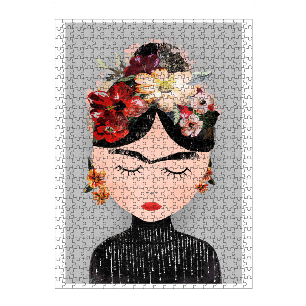 Puzzle Ravensburger "Frida (Sonderausgabe)" artboxONE - Menschen,Schwarzweiß,Für Mama