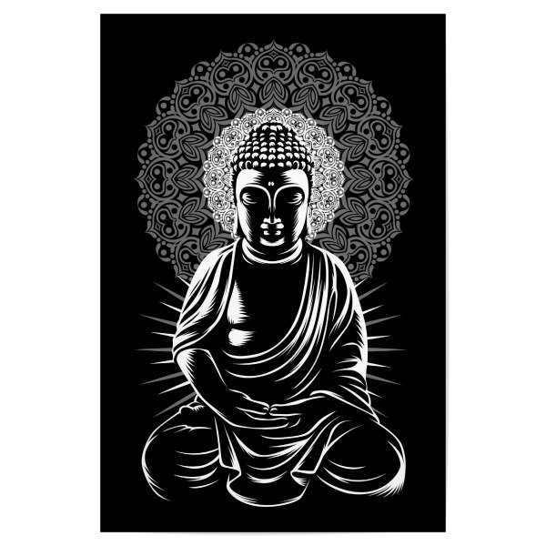 Poster 30x20 cm "Buddha praktiziert Yoga" artboxONE - Städte / Tokio