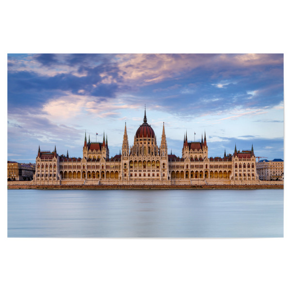 Poster "Budapester Parlamentsgebäude" artboxONE - Architektur,Städte / Budapest - Budapest,Ungarn,Parlament,Donau,Parlamentsgebäude,Stadt