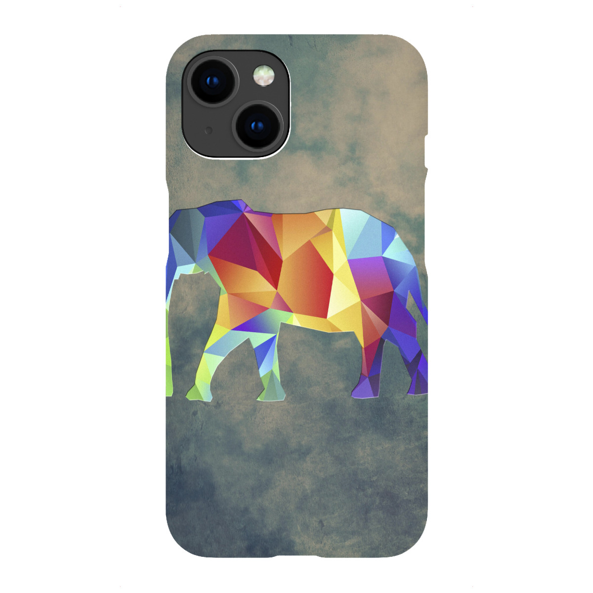 "Elefant geom"für iPhone - Premium-Case Handyhülle artboxONE