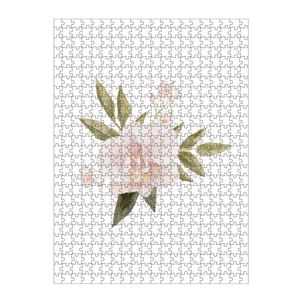 Puzzle Ravensburger "Aquarell Blumenstrauß" artboxONE - Floral - Blume,Blumen,Blumen,Abbildung,Rose,Grün,Druckbar,Aquarell,Blumenstrauß,Hochzeit,Kunst