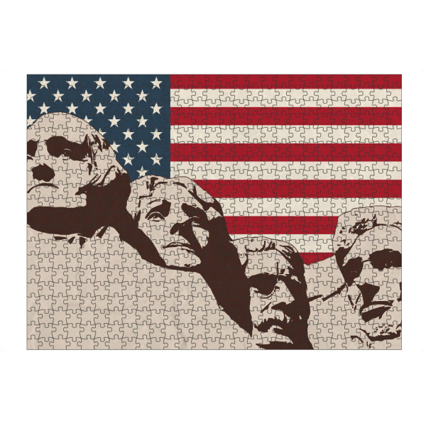 artboxONE Puzzle "Mount Rushmore with Flag" artboxONE - Reise,Reise / Länder