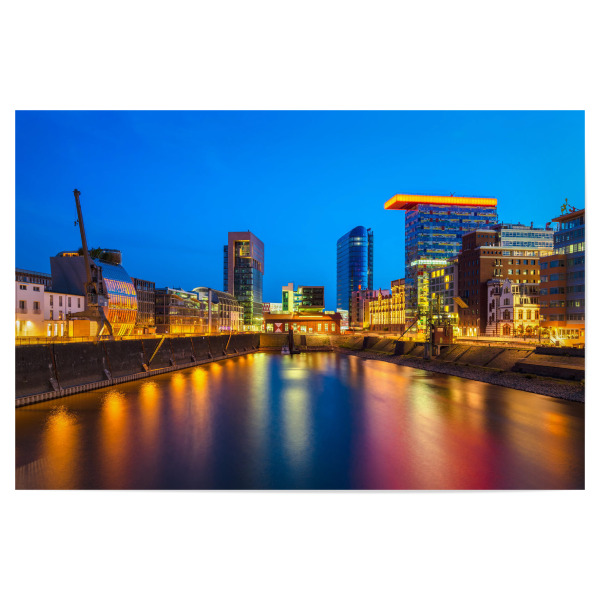 Poster "Medienhafen, Düsseldorf" artboxONE - Reise,Architektur,Städte / Düsseldorf