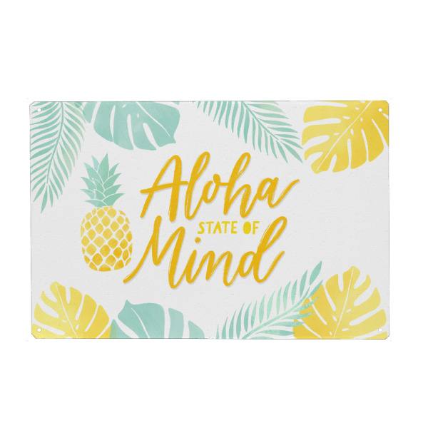 Holzbild "Aloha State of Mind" artboxONE - Natur,Floral