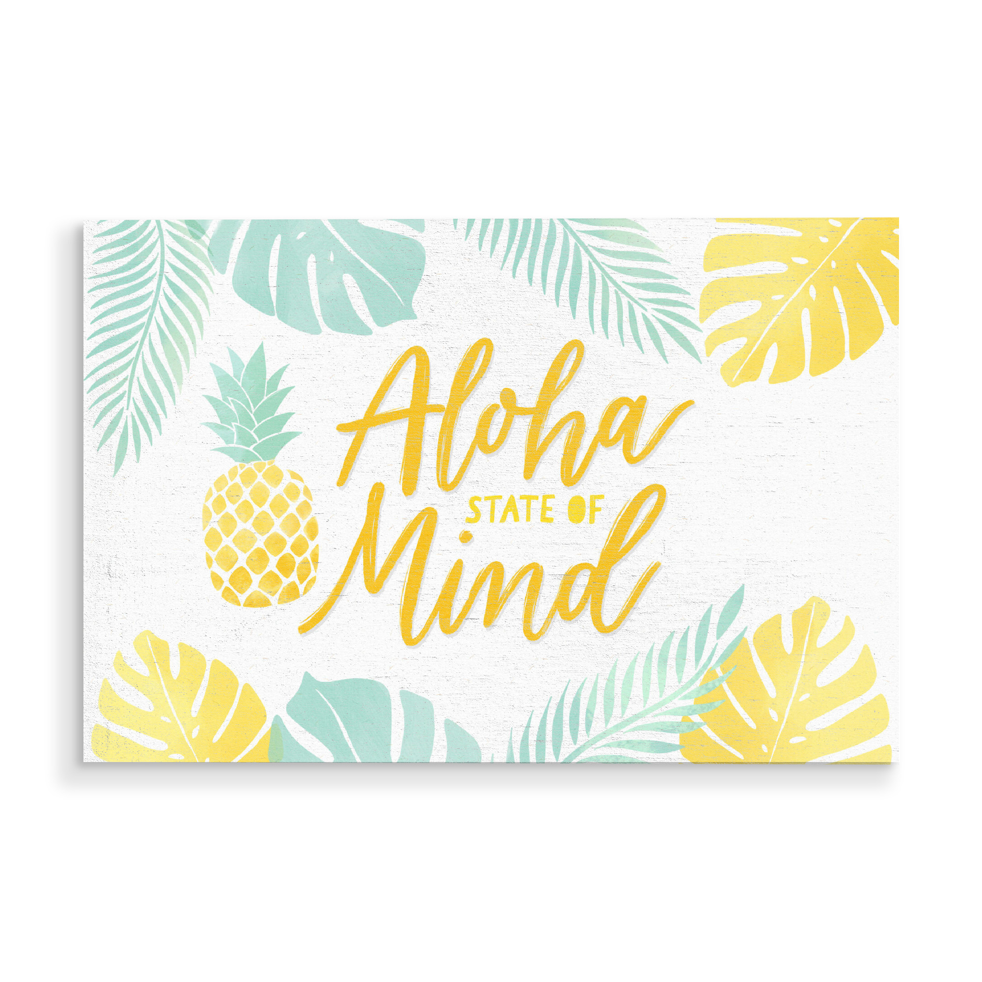 Holzbild "Aloha State of Mind" artboxONE - Natur,Floral
