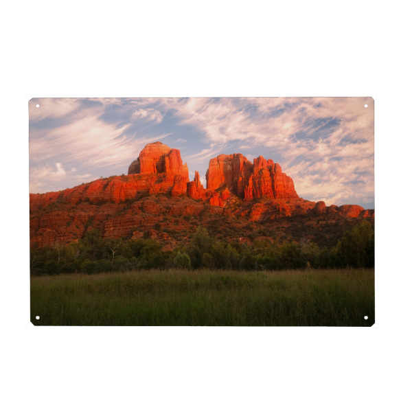 Holzbild "Halbmond-Picknickplatz" artboxONE - Natur,Reise,Reise / Länder